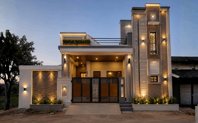 Turnkey Construction of Contemporary Residential Building - Location - Amgaon, Gondia