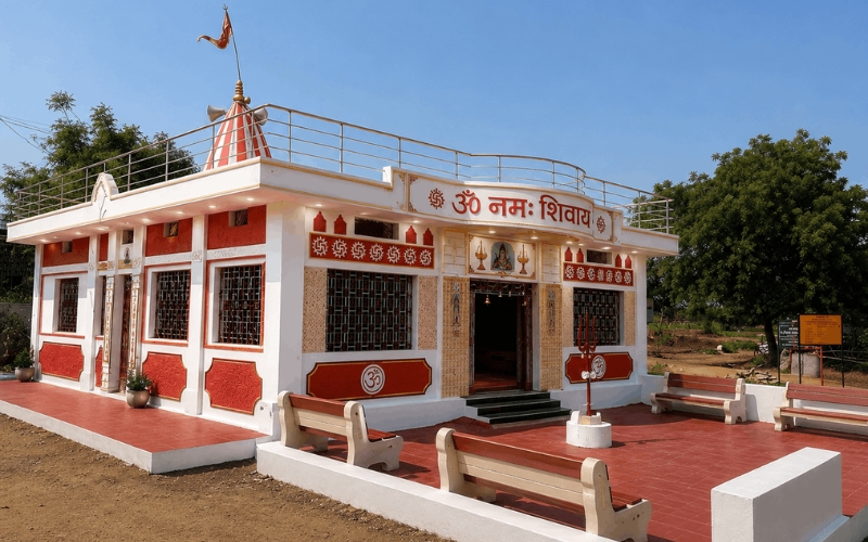 Community Temple Infrastructure Development – Completed Project - Location - Village - Makadi, Gondia